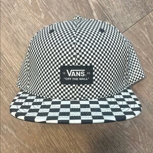 Vans Black and White Checkered Cap